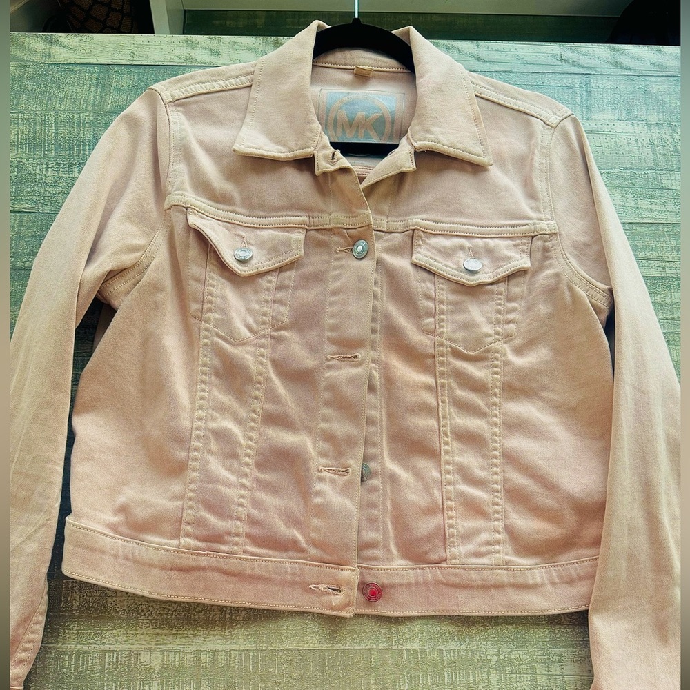 MICHAEL KORS Rosewater Button-up Jacket Women’s size Large